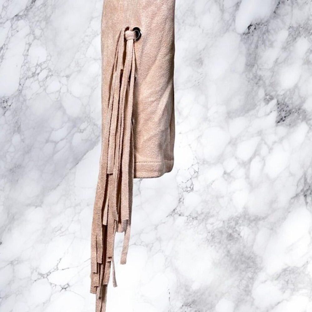NBD Tyler Fringe Jacket - Blush Nude - Picture 12 of 12